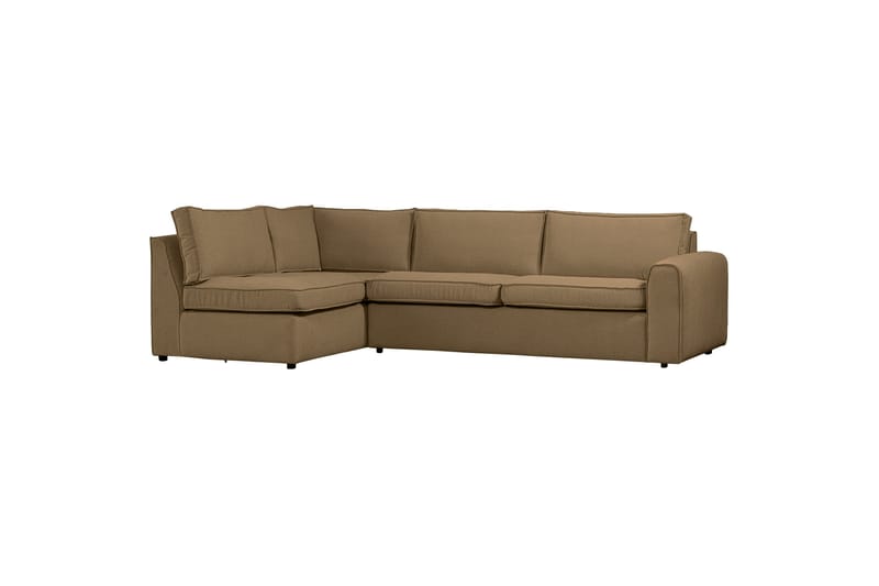 Freek Sofa med Sjeselong 3-seter - Lyse brun - Møbler - Sofaer - Sofa med sjeselong