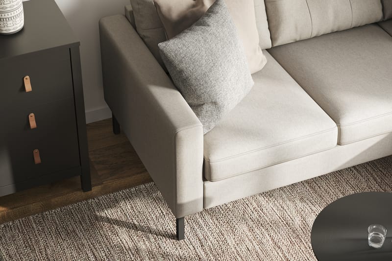 Frillestad 3-seters Divansofa Høyre - Beige - Møbler - Sofaer - Sofa med sjeselong