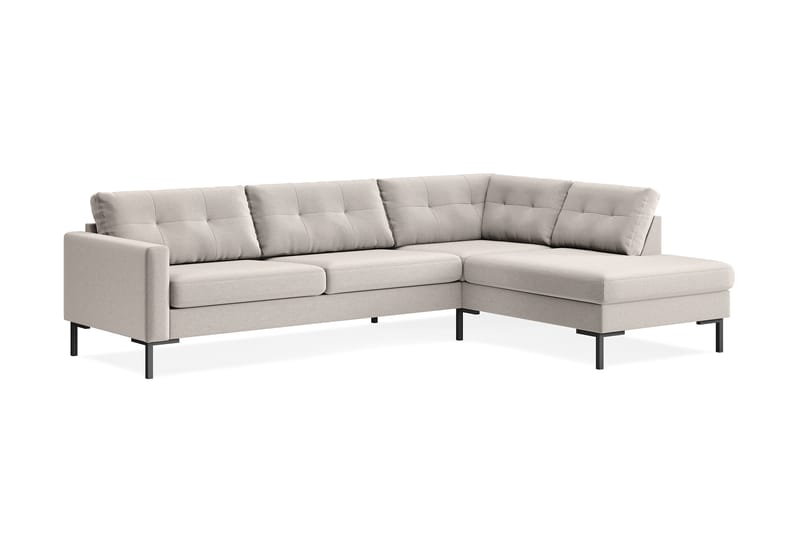 Frillestad 4-seters Sofa med Sjeselong Høyre - Beige - Møbler - Sofaer - Sofa med sjeselong