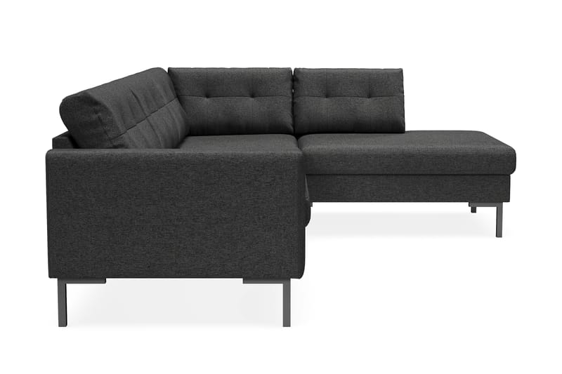 Frillestad 4-seters Sofa med Sjeselong Høyre - Mørkegrå - Møbler - Sofaer - Sofa med sjeselong