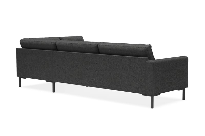 Frillestad 4-seters Sofa med Sjeselong Høyre - Mørkegrå - Møbler - Sofaer - Sofa med sjeselong