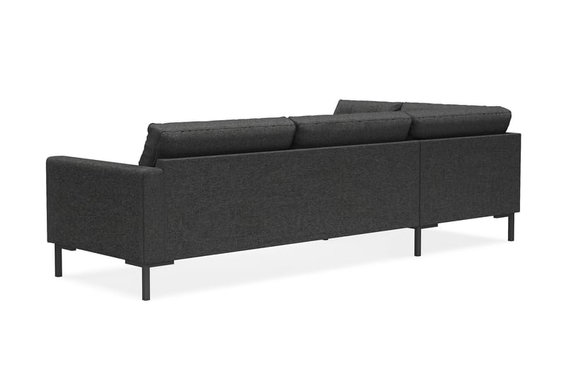 Frillestad 4-seters Sofa med Sjeselong Venstre - Mørkegrå - Sofa med sjeselong - 4 seters sofa med divan