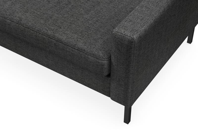 Frillestad 4-seters Sofa med Sjeselong Venstre - Mørkegrå - Sofa med sjeselong - 4 seters sofa med divan