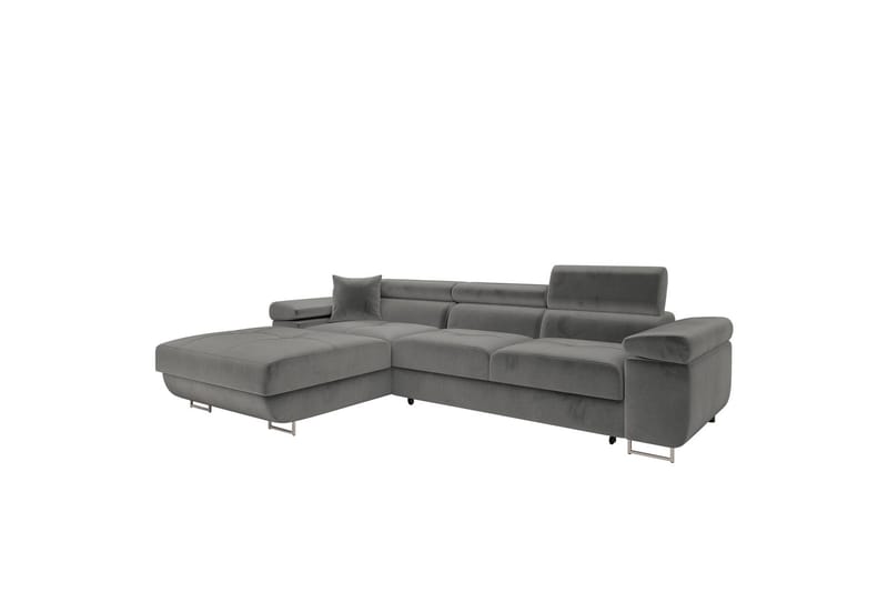 Gabina Sofa med Divan 3-seter - Grå - Møbler - Sofaer - Sofa med sjeselong