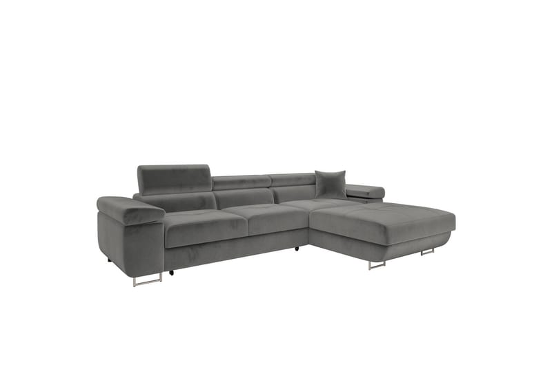 Gabina Sofa med Divan 3-seter - Grå - Møbler - Sofaer - Sofa med sjeselong