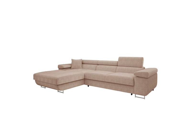 Gabina Sofa med Divan 3-seter - Rosa - Møbler - Sofaer - Sofa med sjeselong