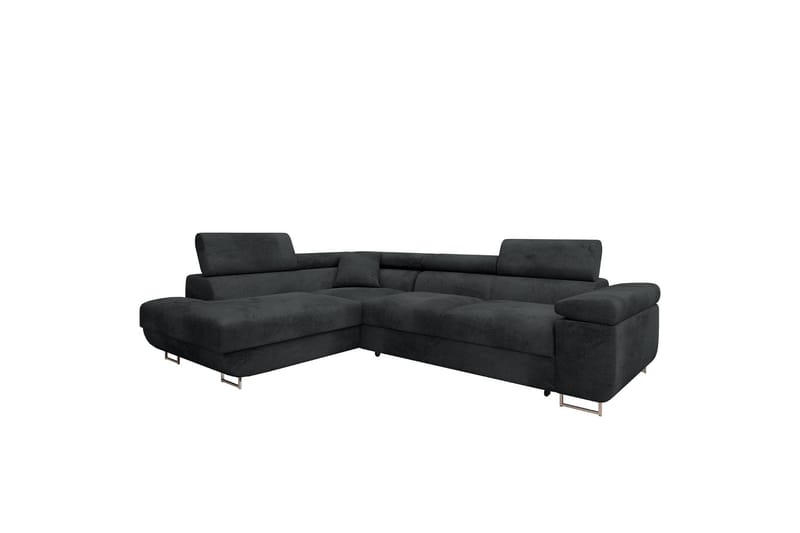 Gabina Sofa med Sjeselong 3-seter - Mørk grå - Møbler - Sofaer - Sofa med sjeselong