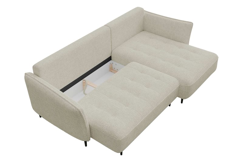 Garron Sofa med Divan 3-seter - Beige - Møbler - Sofaer - Sofa med sjeselong