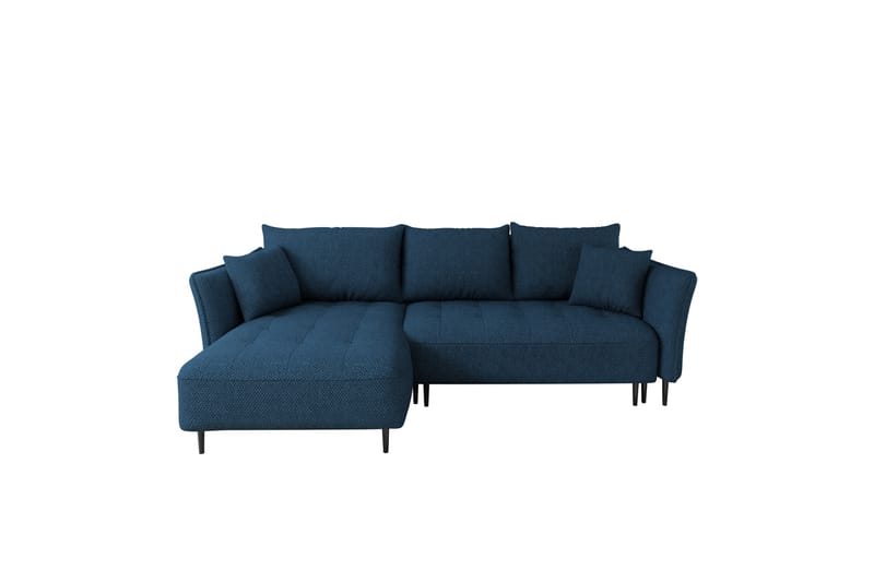 Garron Sofa med Divan 3-seter - Blå - Møbler - Sofaer - Sofa med sjeselong