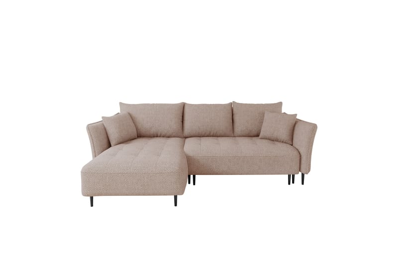 Garron Sofa med Divan 3-seter - Rosa - Møbler - Sofaer - Sofa med sjeselong