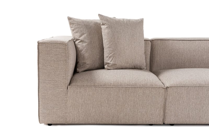 Gregor Sofa med Sjeselong 4-seter - Sand beige - Møbler - Sofaer - Sofa med sjeselong