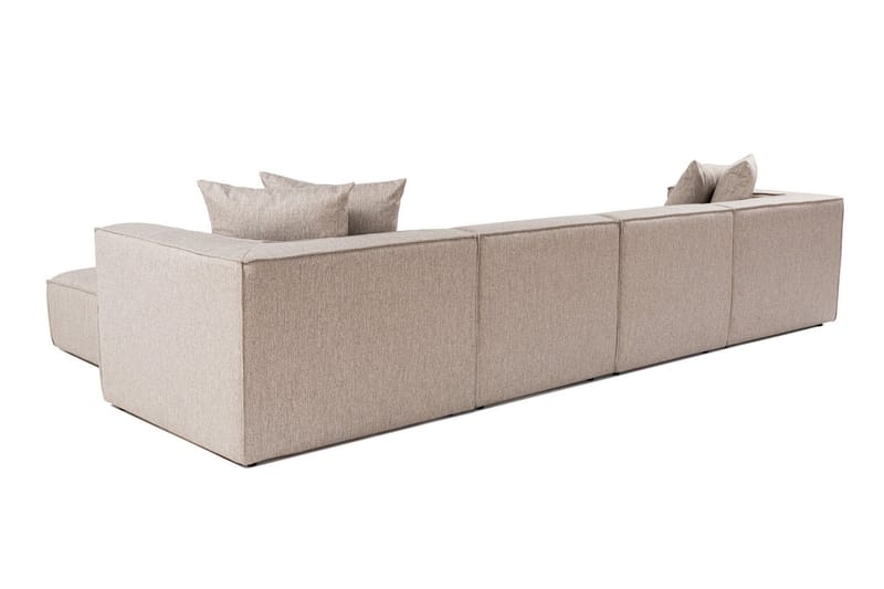 Gregor Sofa med Sjeselong 4-seter - Sand beige - Møbler - Sofaer - Sofa med sjeselong