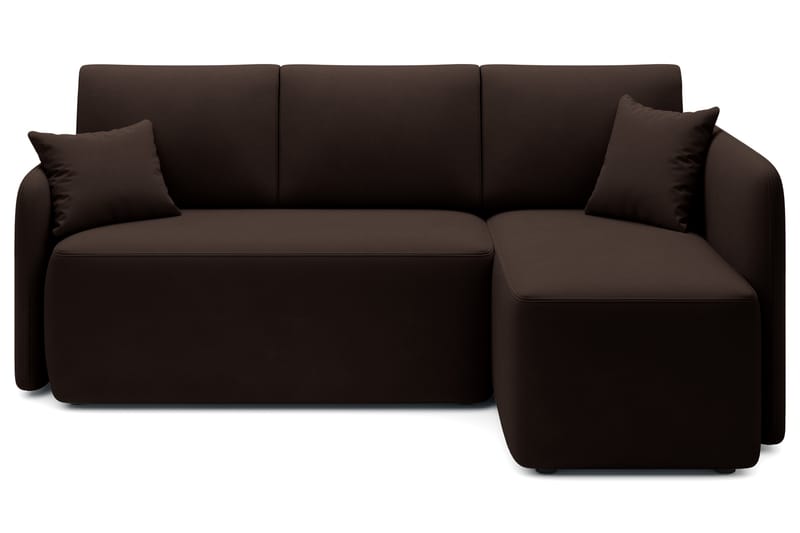 Hadson 3-seters Sofa med Divan - Brun - Møbler - Sofaer - Sofa med sjeselong