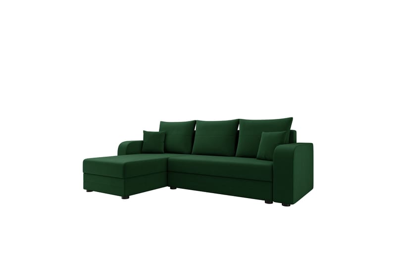 Hewlet Sofa med Divan 3-seter - Grønn - Møbler - Sofaer - Sofa med sjeselong