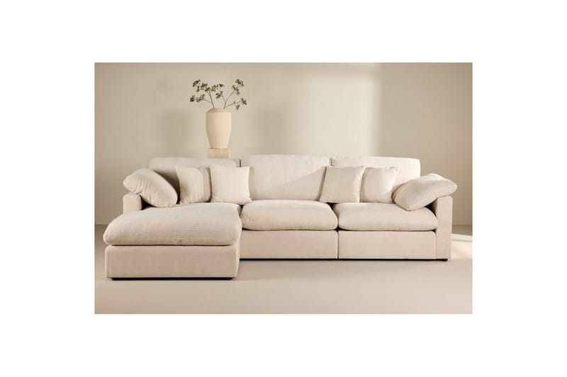 Hjørnesofa VIND Amalfi Beige - Beige - Møbler - Sofaer - Sofa med sjeselong