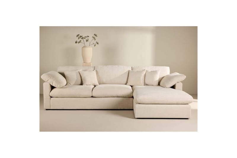 Hjørnesofa VIND Amalfi Beige - Beige - Møbler - Sofaer - Sofa med sjeselong