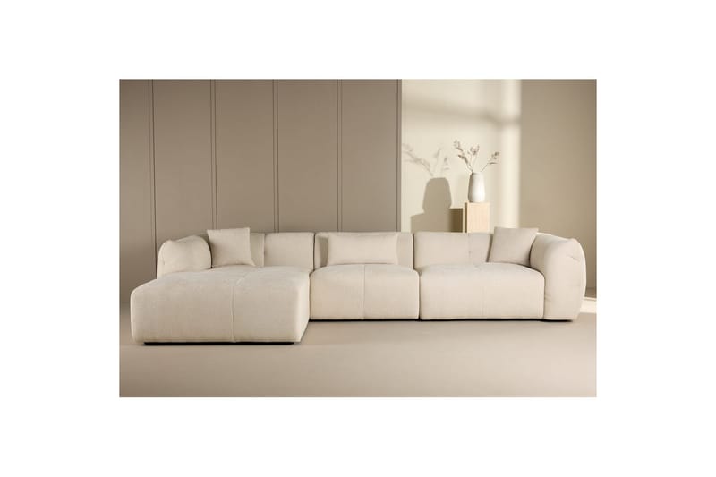 Hjørnesofa VIND Positano Beige - Møbler - Sofaer - Sofa med sjeselong