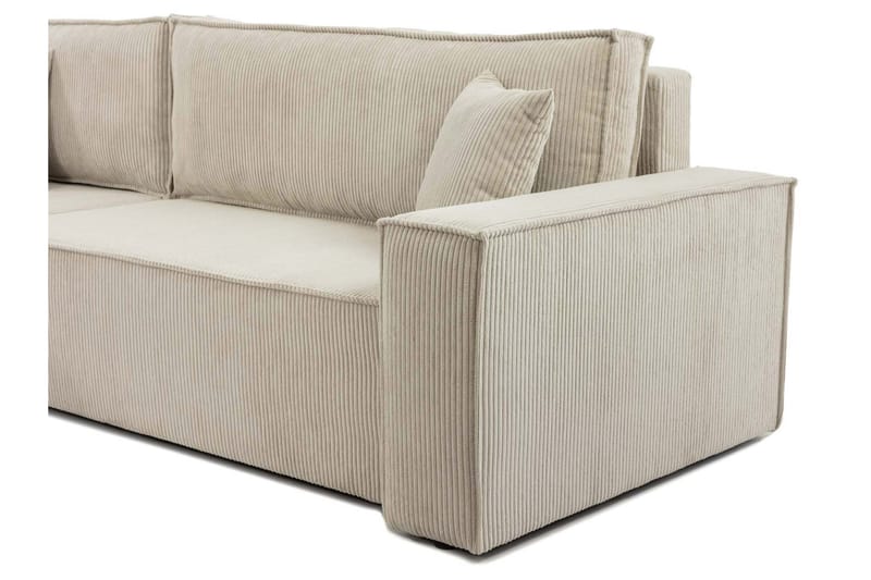 Hobson Sofa med Divan 3-seter - Beige - Møbler - Sofaer - Sofa med sjeselong