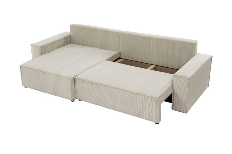 Hobson Sofa med Divan 3-seter - Beige - Møbler - Sofaer - Sofa med sjeselong