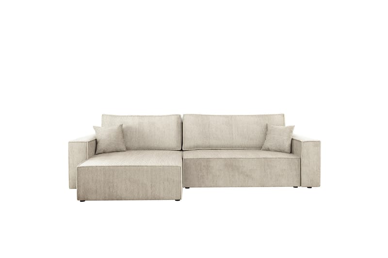 Hobson Sofa med Divan 3-seter - Beige - Møbler - Sofaer - Sofa med sjeselong