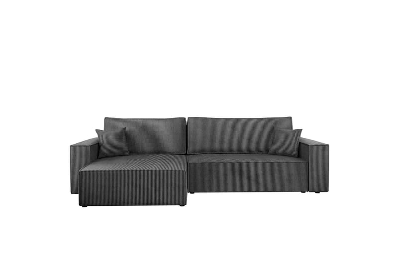 Hobson Sofa med Divan 3-seter - Mørk grå - Møbler - Sofaer - Sofa med sjeselong