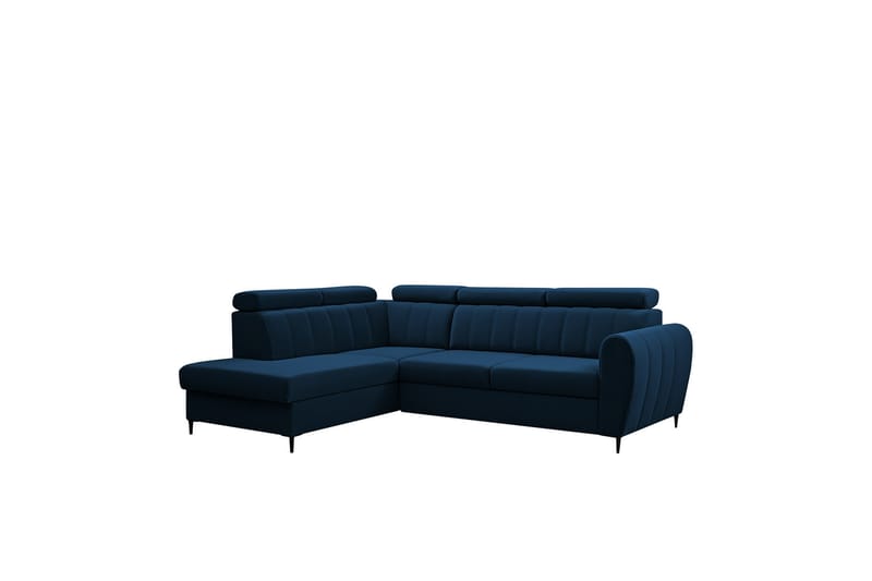 Hoffman Sofa med Sjeselong 3-seter - Blå - Møbler - Sofaer - Sofa med sjeselong