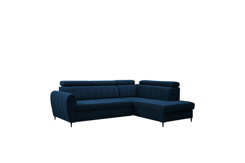 Hoffman Sofa med Sjeselong 3-seter - Blå - Møbler - Sofaer - Sofa med sjeselong