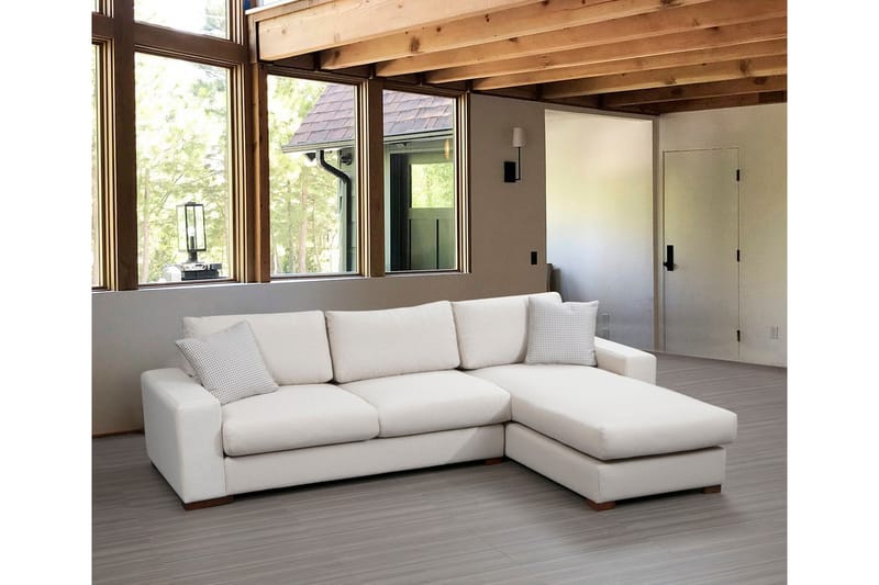 Huelva Divansofa - Beige - Møbler - Sofaer - Sofa med sjeselong