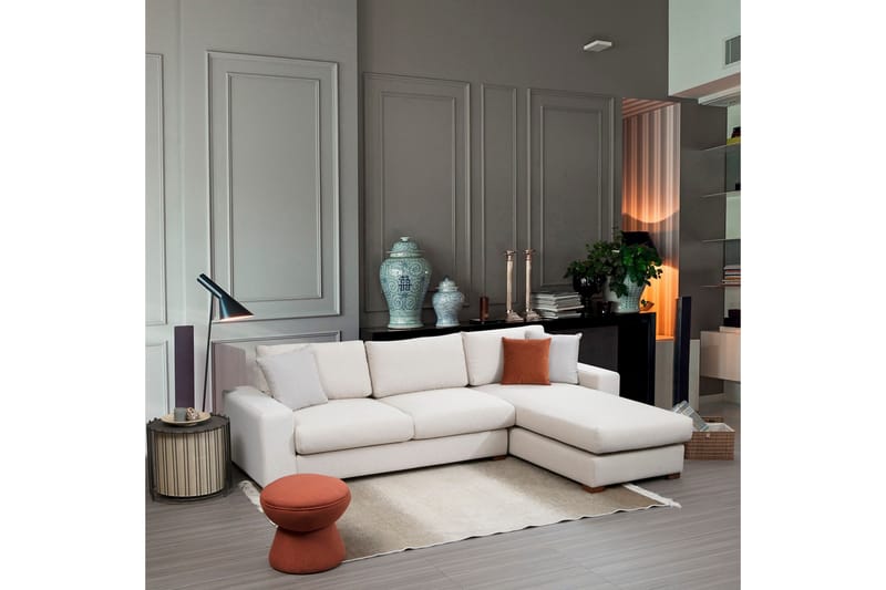 Huelva Divansofa - Beige - Møbler - Sofaer - Sofa med sjeselong