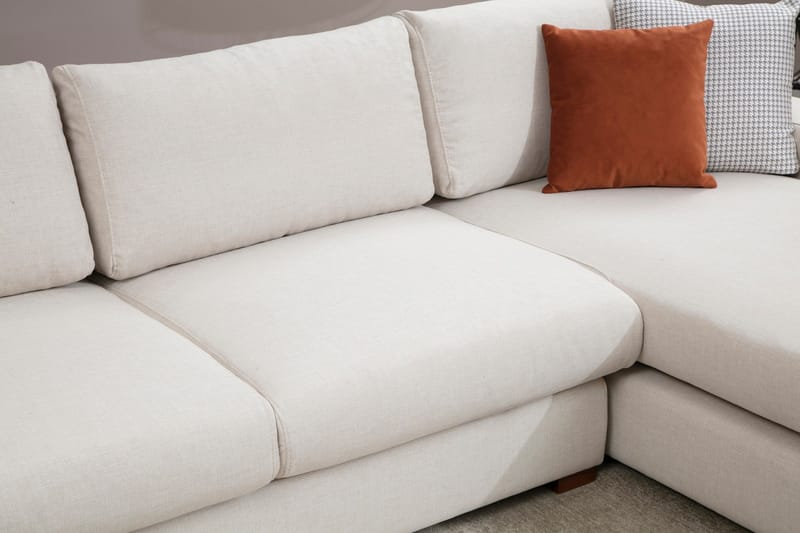 Huelva Divansofa - Beige - Møbler - Sofaer - Sofa med sjeselong