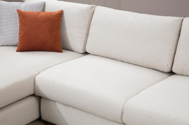 Huelva Divansofa - Beige - Møbler - Sofaer - Sofa med sjeselong