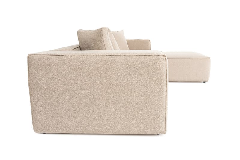 Kaolins Sofa med Sjeselong 3-seter - Fersken - Møbler - Sofaer - Sofa med sjeselong