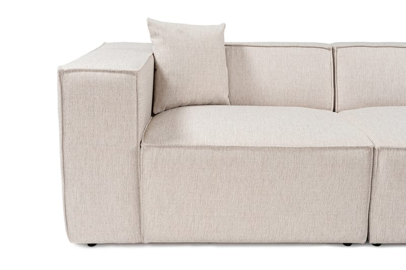 Kaolins Sofa med Sjeselong 3-seter - Lys brun - Møbler - Sofaer - Sofa med sjeselong