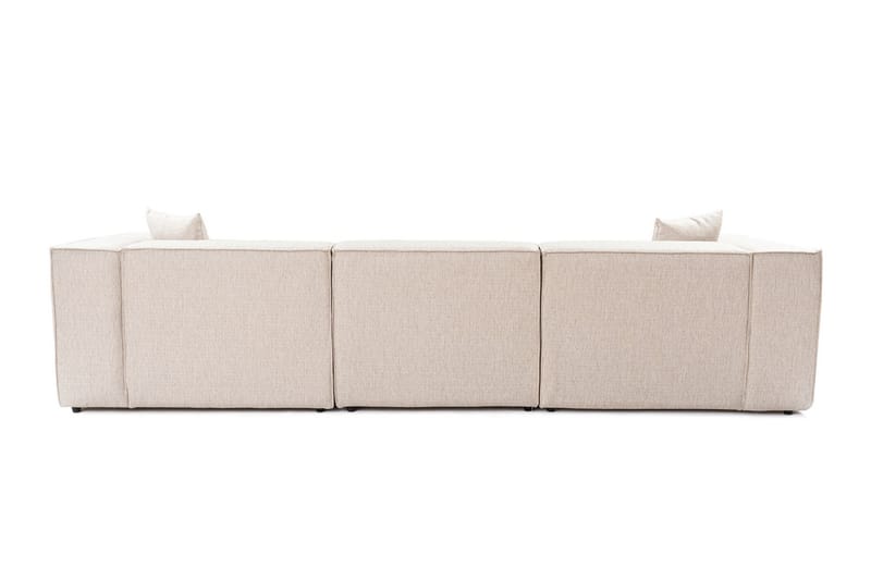 Kaolins Sofa med Sjeselong 3-seter - Lys brun - Møbler - Sofaer - Sofa med sjeselong