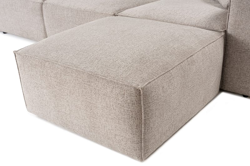 Kaolins Sofa med Sjeselong 3-seter - Mokka - Møbler - Sofaer - Sofa med sjeselong