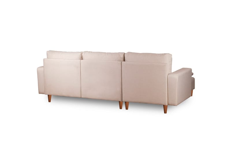 Lungo Sofa med Sjeselong 4-seter - Beige - Møbler - Sofaer - Sofa med sjeselong