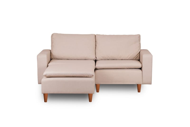 Lungo Sofa med Sjeselong 4-seter - Beige - Møbler - Sofaer - Sofa med sjeselong