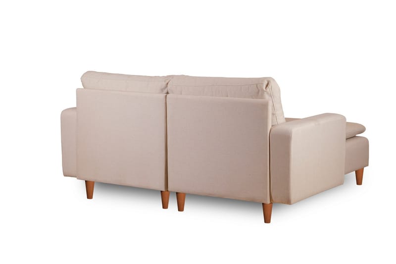 Lungo Sofa med Sjeselong 4-seter - Beige - Møbler - Sofaer - Sofa med sjeselong