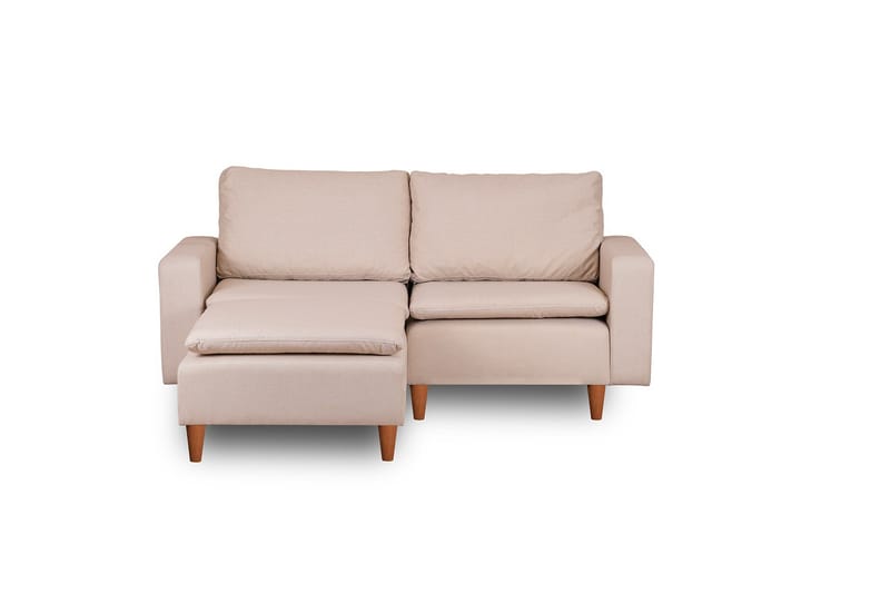 Lungo Sofa med Sjeselong 4-seter - Beige - Møbler - Sofaer - Sofa med sjeselong