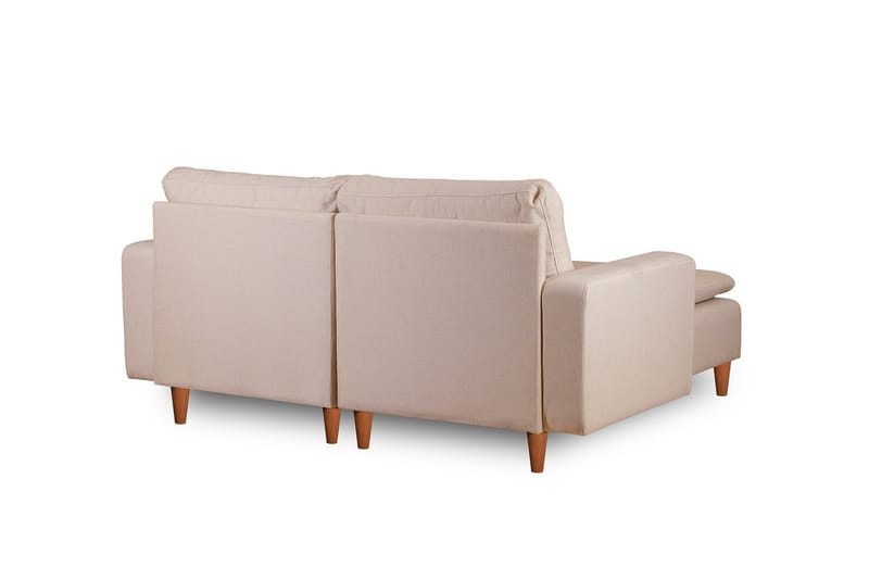 Lungo Sofa med Sjeselong 4-seter - Beige - Møbler - Sofaer - Sofa med sjeselong