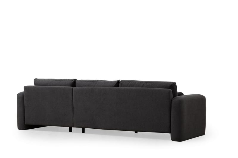 Makhan Sofa med Sjeselong 3-seter - Grå - Møbler - Sofaer - Sofa med sjeselong