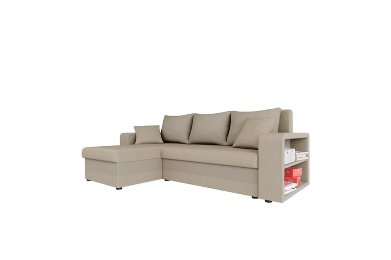 Marheim Sofa med Divan 3-seter - Beige - Møbler - Sofaer - Sofa med sjeselong