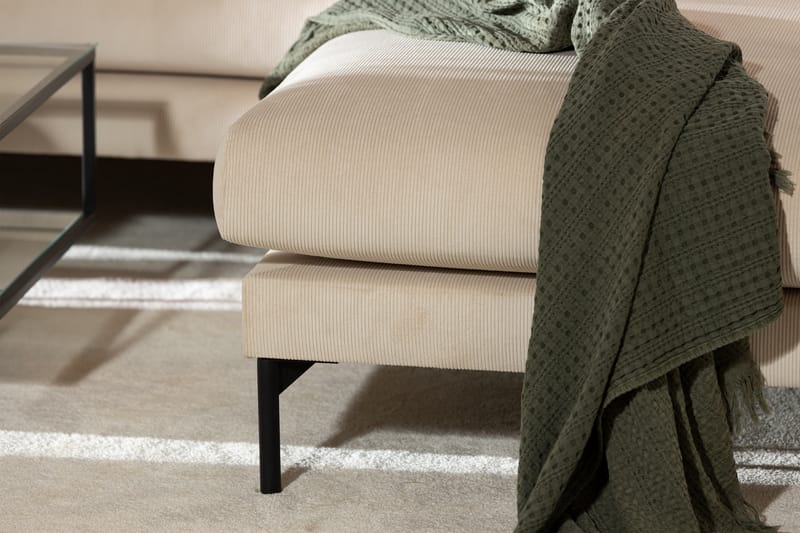 Menard 3-seters Sofa med Sjeselong Høyre - Beige - Møbler - Sofaer - Sofa med sjeselong