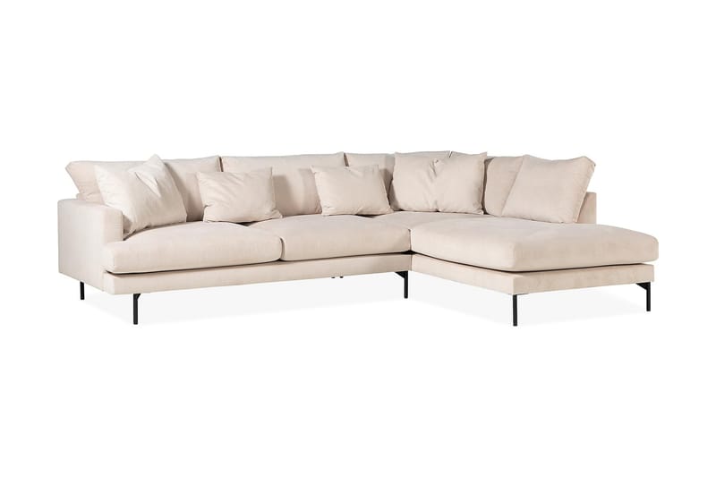 Menard 3-seters Sofa med Sjeselong Høyre - Beige - Møbler - Sofaer - Sofa med sjeselong