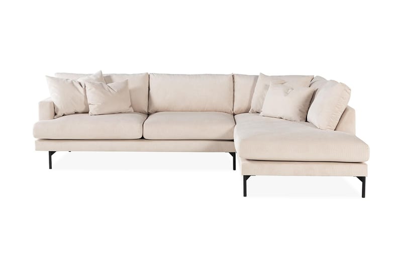 Menard 3-seters Sofa med Sjeselong Høyre - Beige - Møbler - Sofaer - Sofa med sjeselong