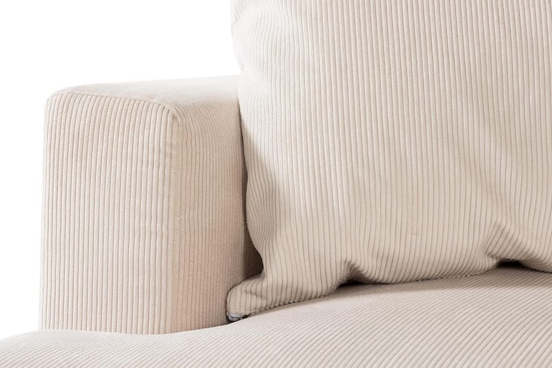 Menard 3-seters Sofa med Sjeselong Høyre - Beige - Møbler - Sofaer - Sofa med sjeselong