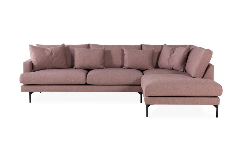 Menard 3-seters Sofa med Sjeselong Høyre - Lilla - Møbler - Sofaer - Sofa med sjeselong