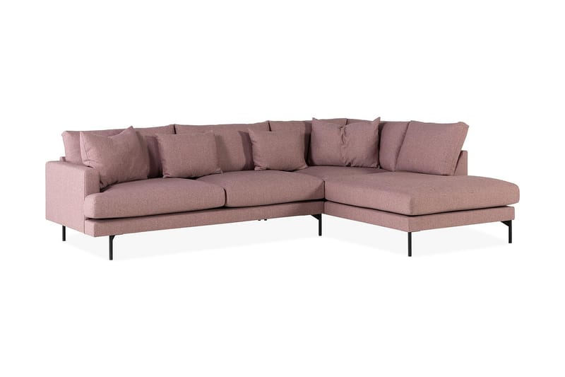 Menard 3-seters Sofa med Sjeselong Høyre - Lilla - Møbler - Sofaer - Sofa med sjeselong