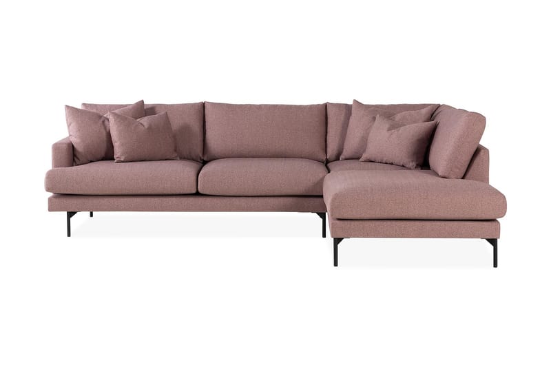 Menard 3-seters Sofa med Sjeselong Høyre - Lilla - Møbler - Sofaer - Sofa med sjeselong