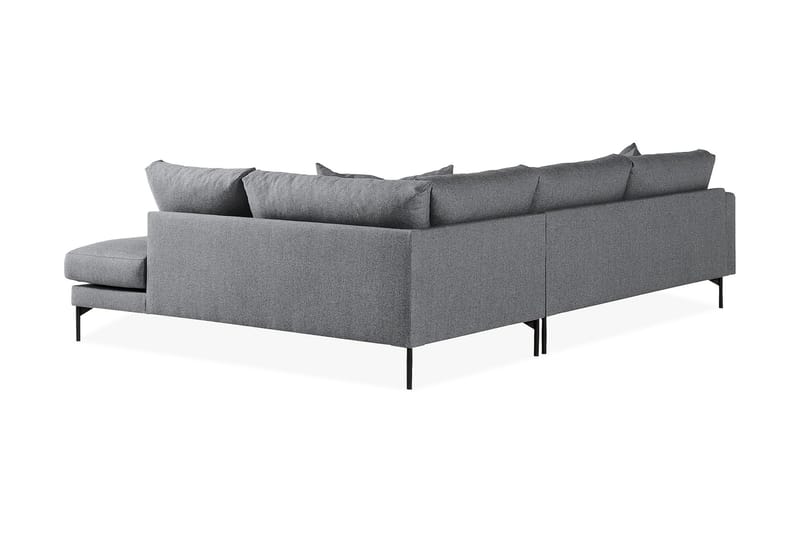 Menard 3-seters Sofa med Sjeselong Høyre - Mørkegrå - Møbler - Sofaer - Sofa med sjeselong